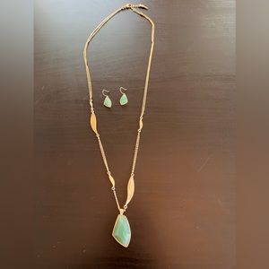 NWOT Chloe and Isabel necklace and matching earrings never worn
